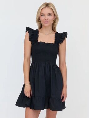 NWT Hill House The Elizabeth Nap Dress in Black | Size XS